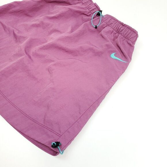 Nike Women's Sportwear Swoosh Woven High Rise Skirt Purple - Picture 7 of 11